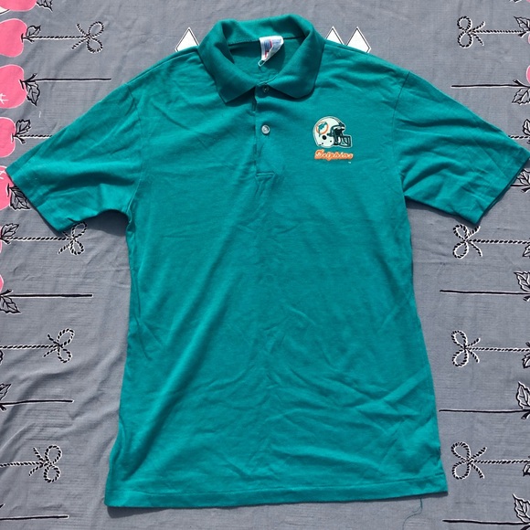 Vtg Miami Dolphins Polo - Picture 1 of 9